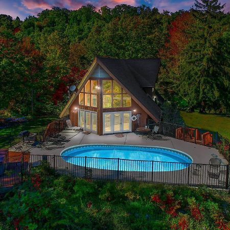 Smokystays Private Pool Chalet Gatlinburg Esterno foto